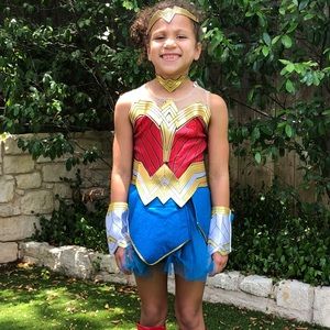 Wonder Woman Costume with Boots and Accessories